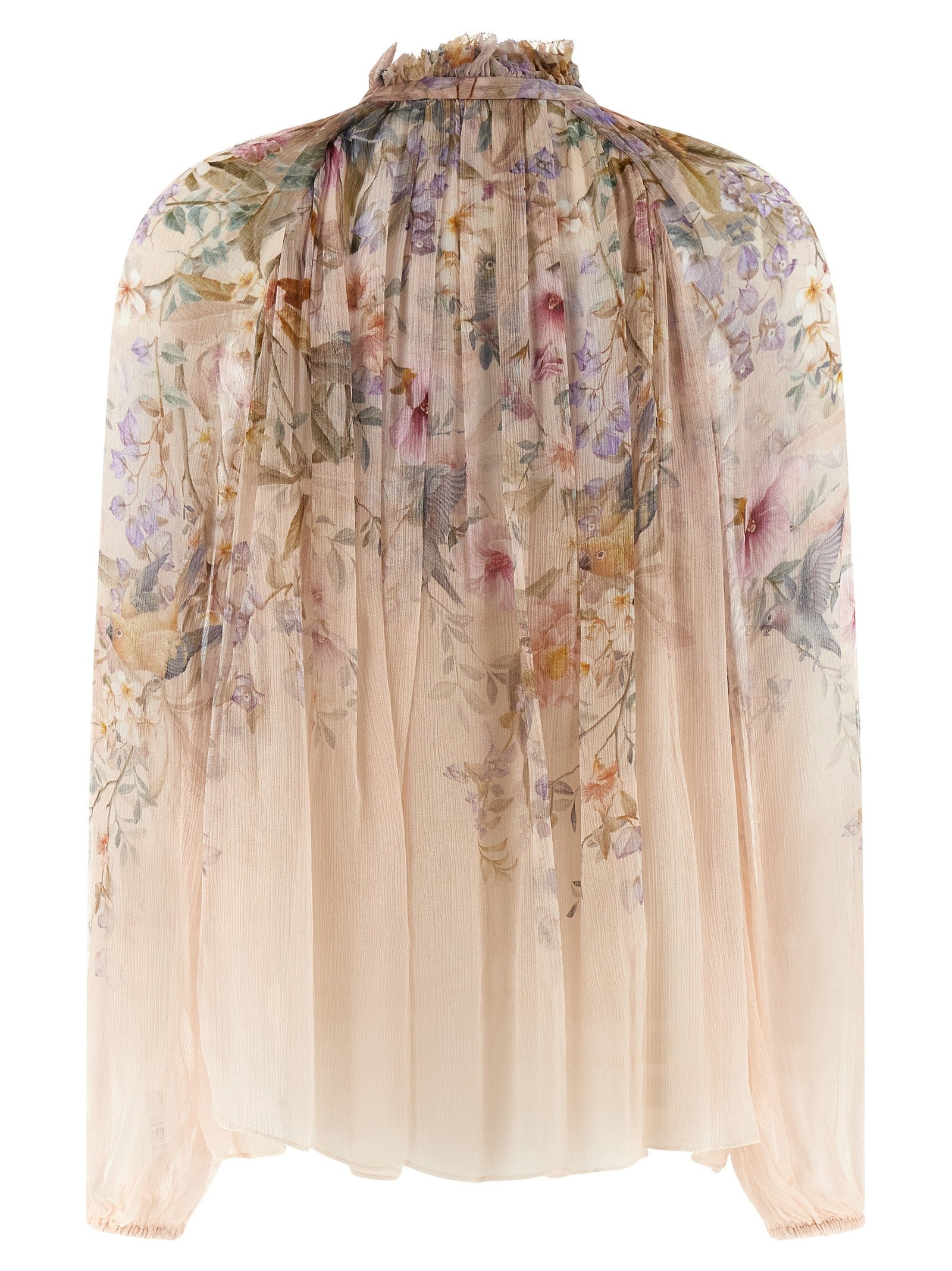 Zimmermann Billow Rebellion Blouse Blue