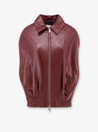 ARMA Women's Bina Leather Sleeveless Jacket Mogano
