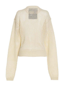 Ramael Bio Cable Sweater White