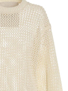 RAMAEL Bio Cable Sweater White, view 3