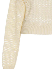 Ramael Bio Cable Sweater White