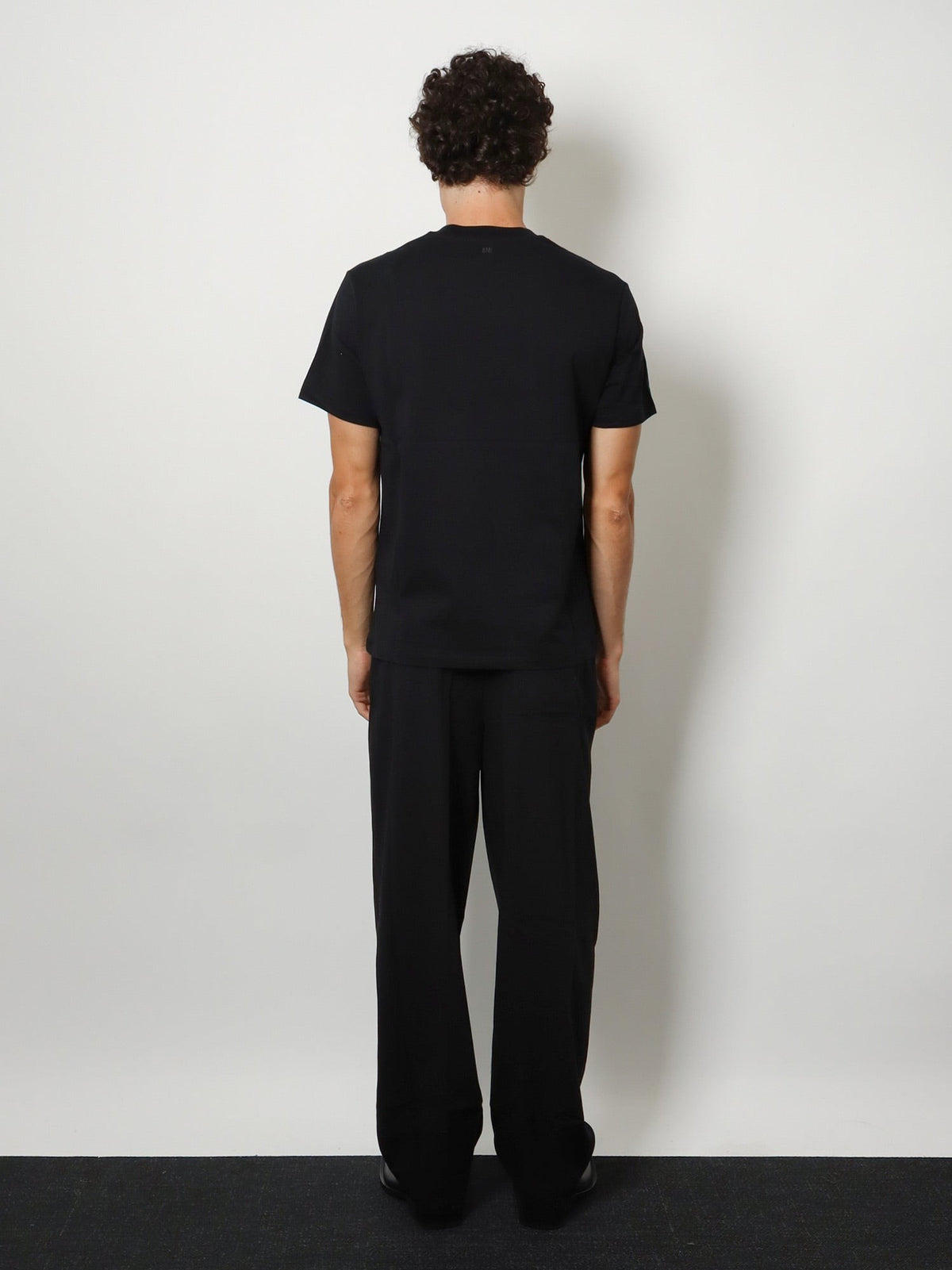 Ami Paris Men's Biologic Cotton Shirt Black, view 4