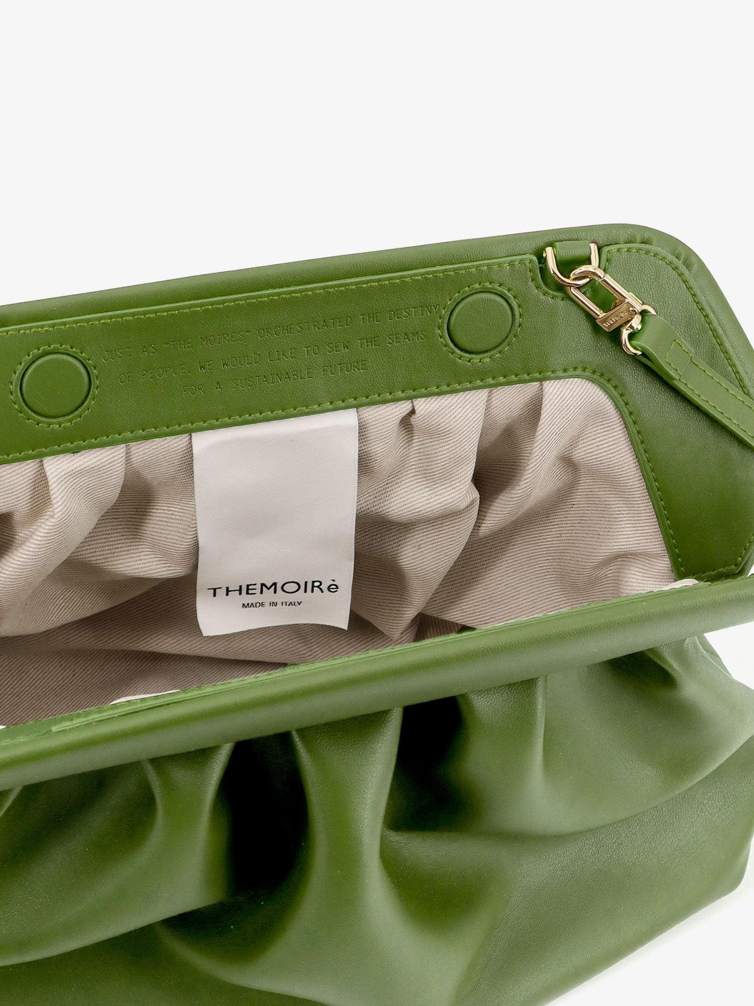 Themoirè Women's Bios Vegan Leather Shoulder Bag Green