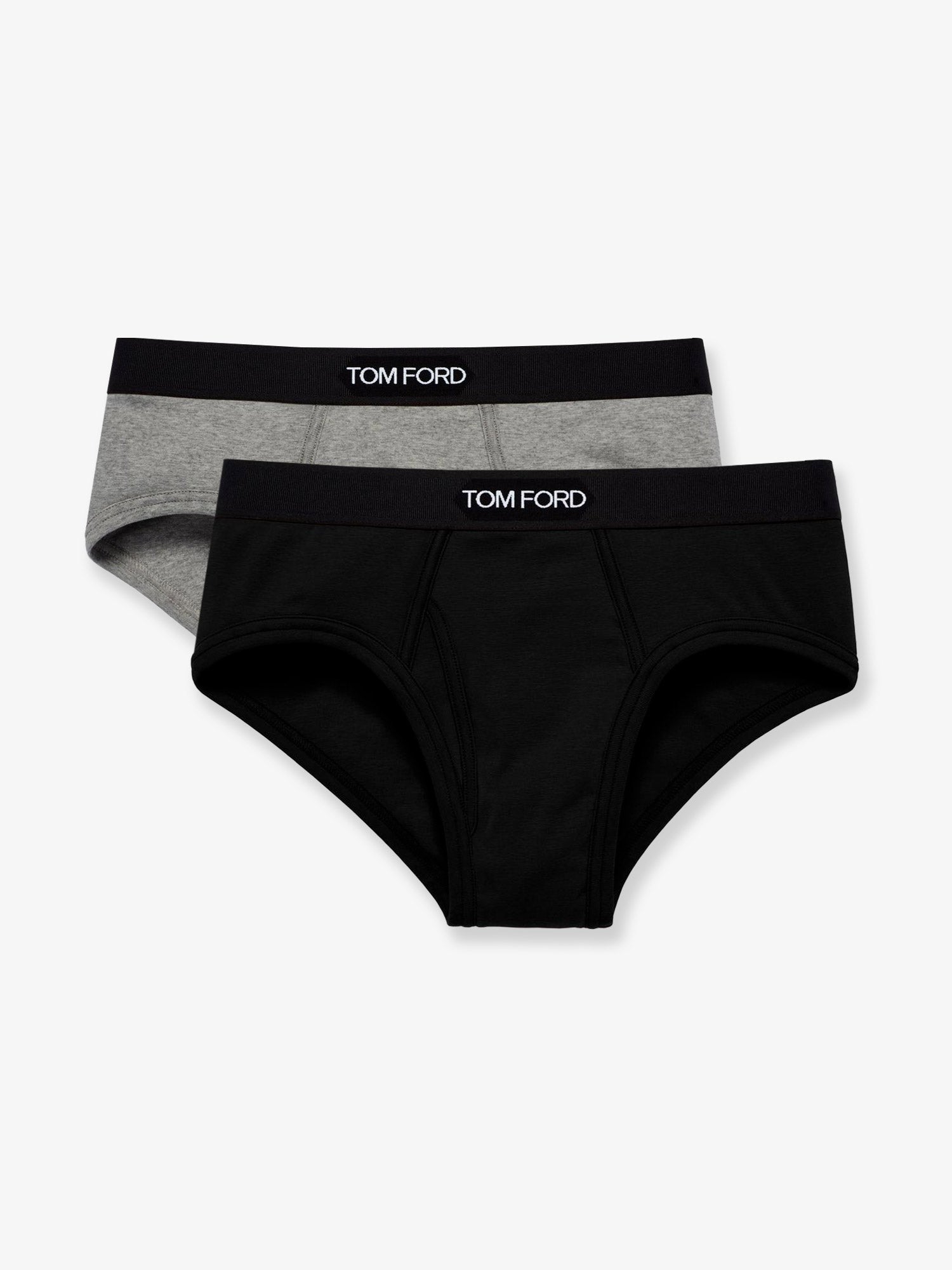 Tom Ford Men's Bipack Stretch Cotton Slip Black