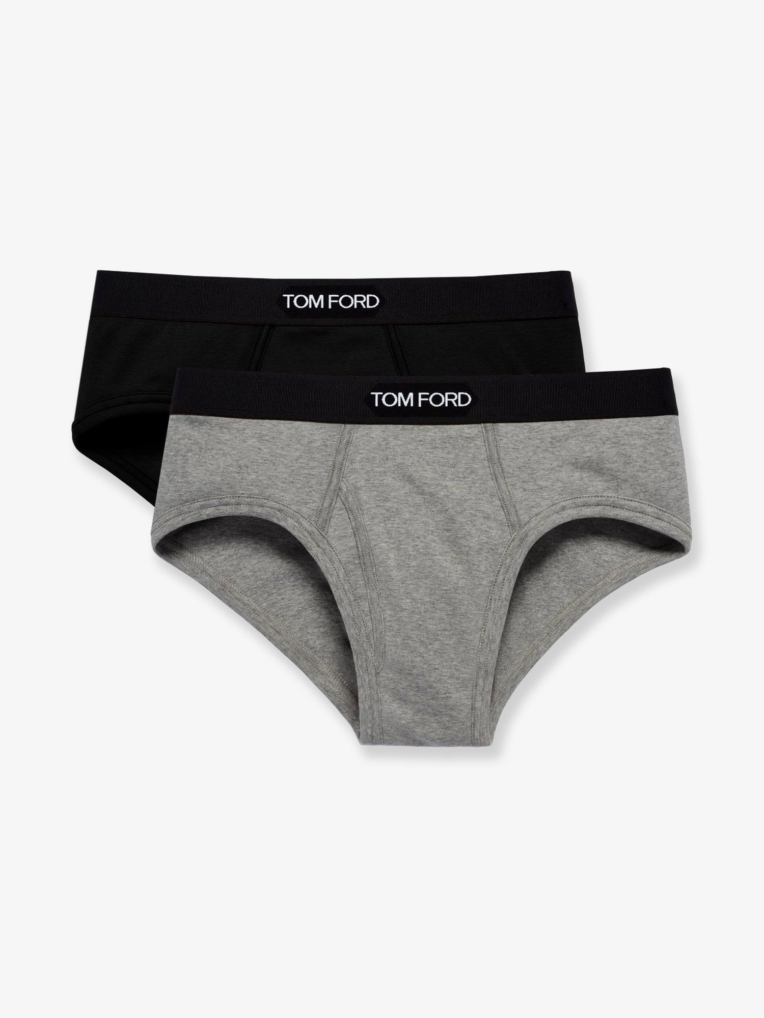 Tom Ford Men's Bipack Stretch Cotton Slip Black