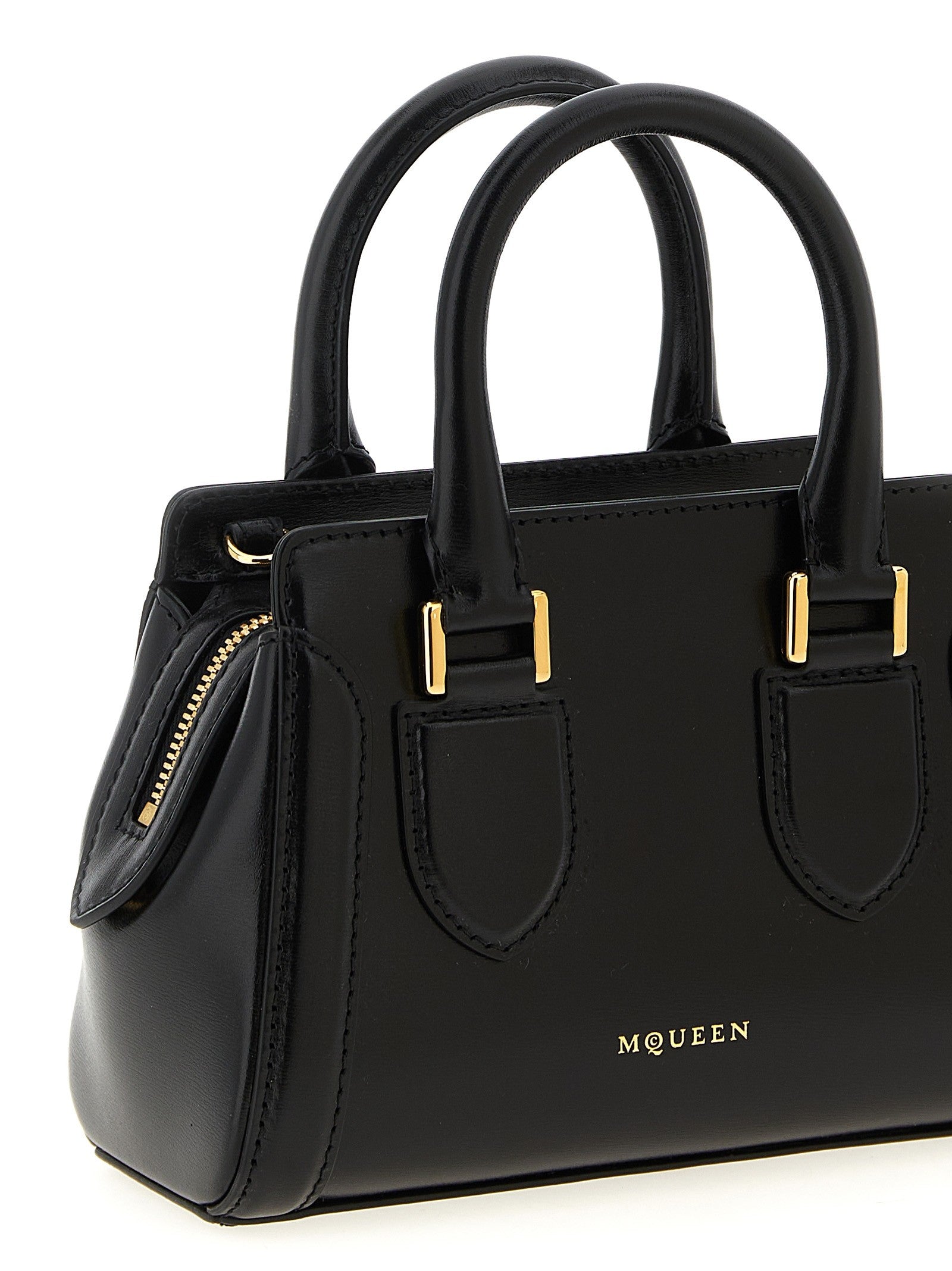 Alexander McQueen Birdee Mini Handbag Black