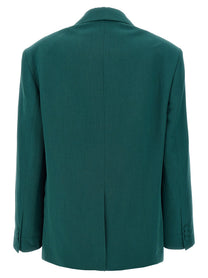 Dries Van Noten Birdy Blazer Green