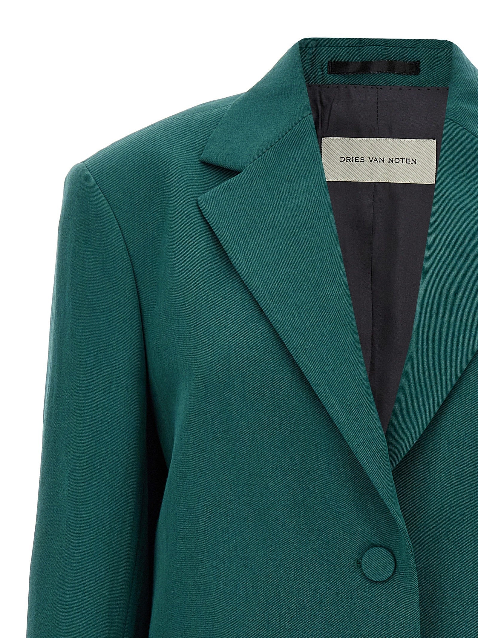 Dries Van Noten Birdy Blazer Green