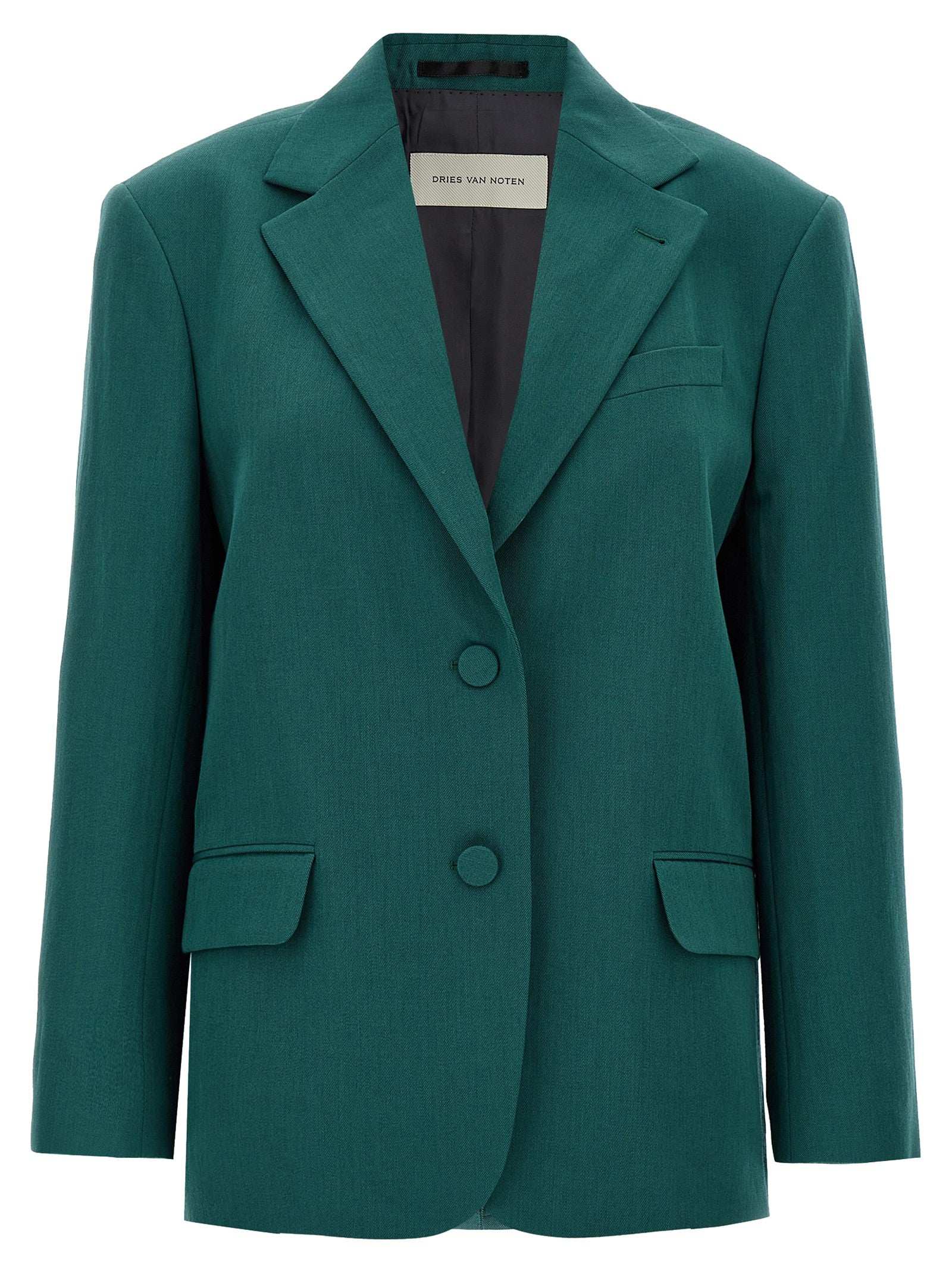 Dries Van Noten Birdy Blazer Green