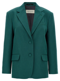 Dries Van Noten Birdy Blazer Green