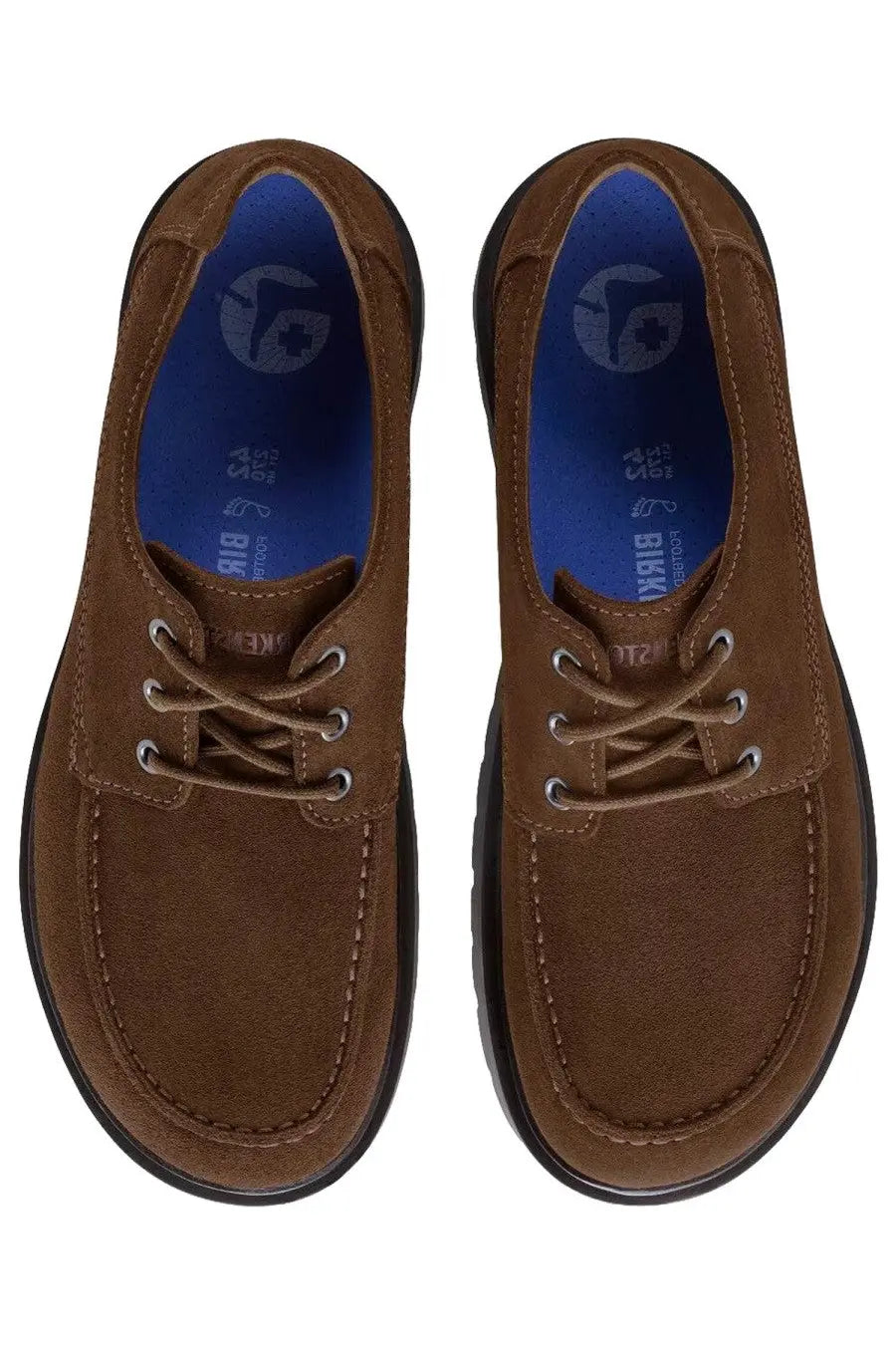 Birkenstock Unisex Moccasin Highwood Moc Lace Low Brown, view 4