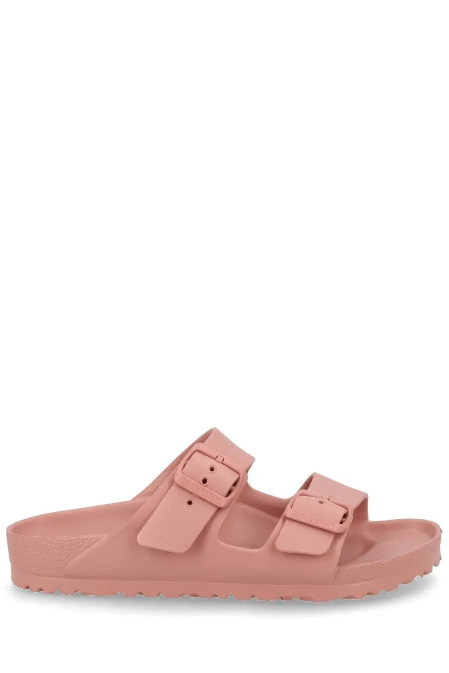 Birkenstock unisex sandalo arizona pink rubber sandals with two adjustable straps and contoured footbed