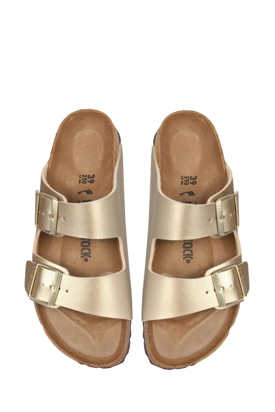 Birkenstock Unisex Arizona Sandals Gold, view 2