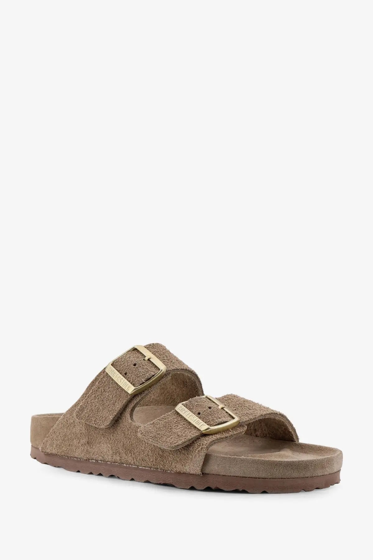 Birkenstock Women's Arizona Suede Sandals Beige, view 2