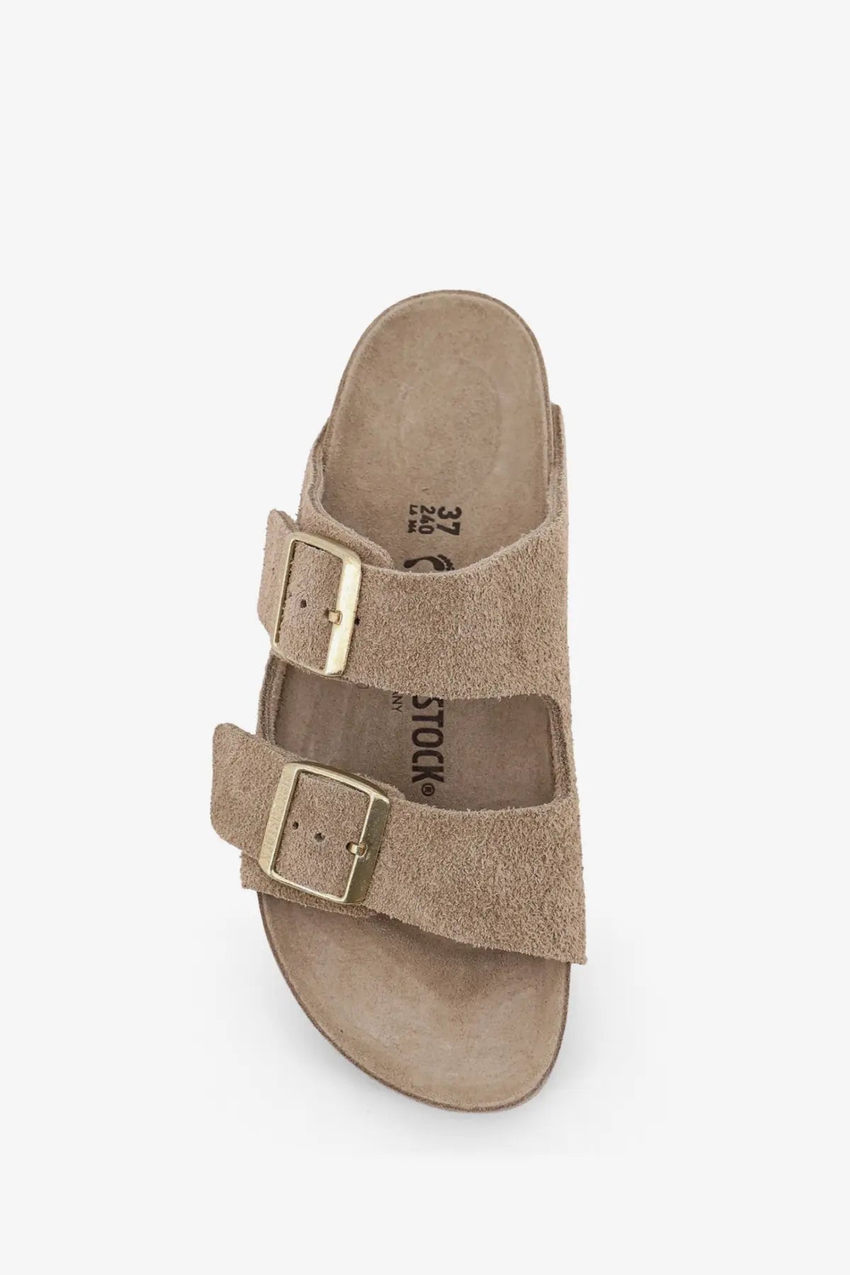 Birkenstock Women's Arizona Suede Sandals Beige, view 5