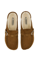 Birkenstock Women's Buckley in Shearling Brown, view 6