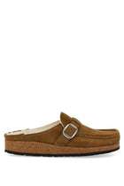Birkenstock Women's Buckley in Shearling Brown