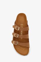 Birkenstock Women's Florida Suede Sandals Brown, view 5