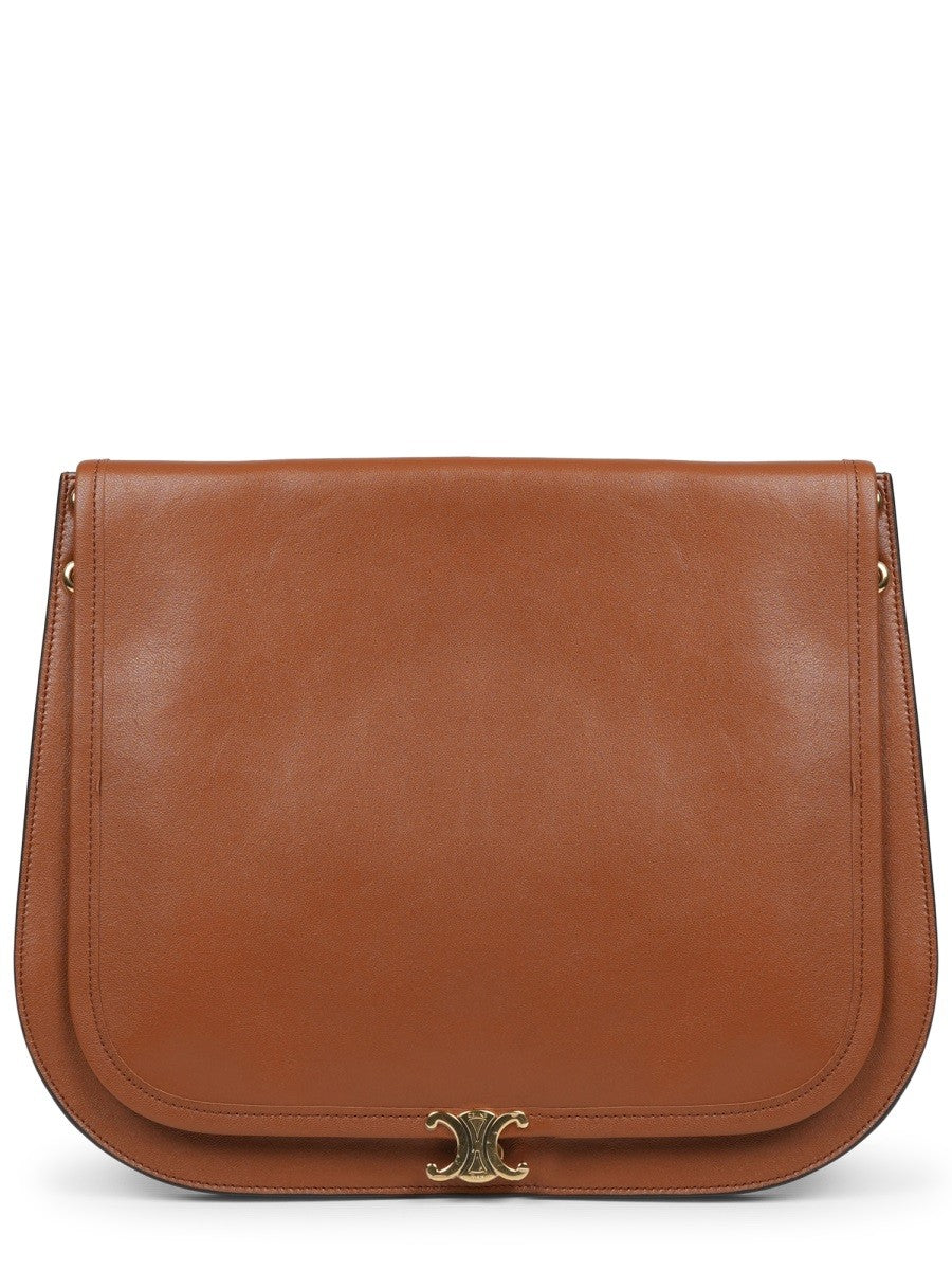 Celine Women's Bisaccia Triomphe Brown