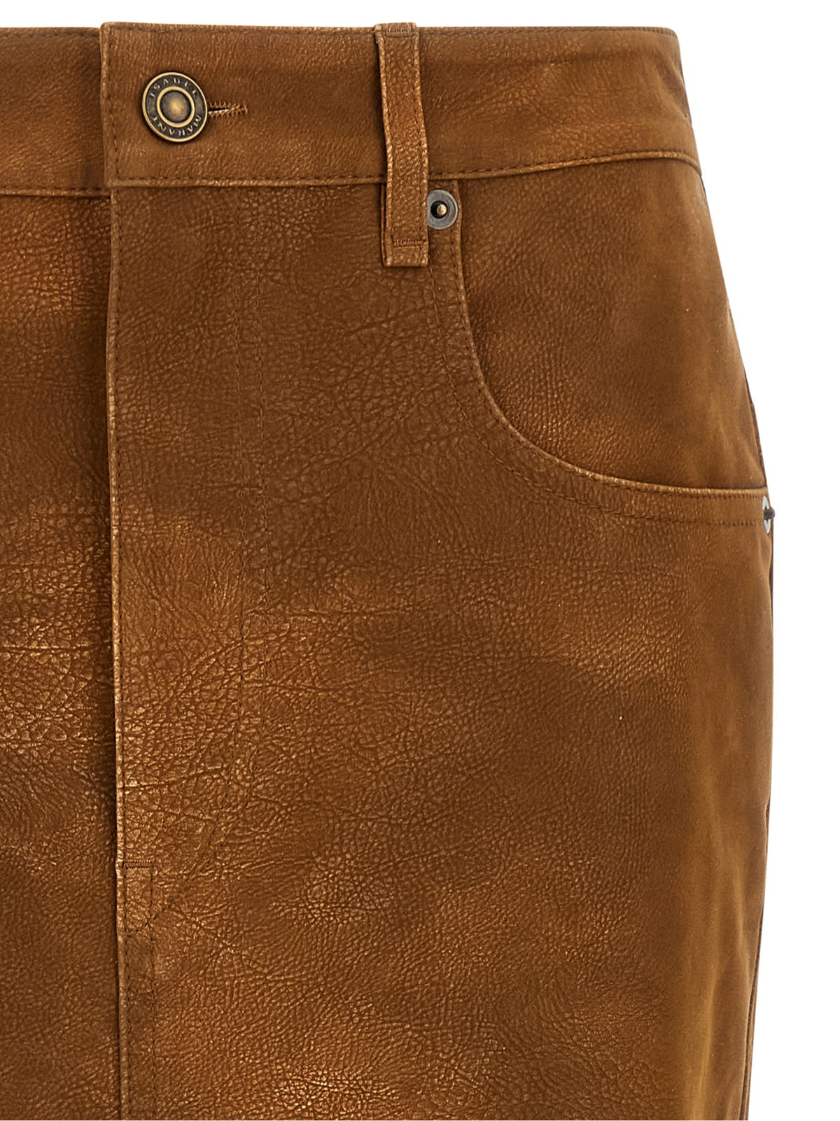 Isabel Marant Étoile Bisane Skirt Brown, view 3