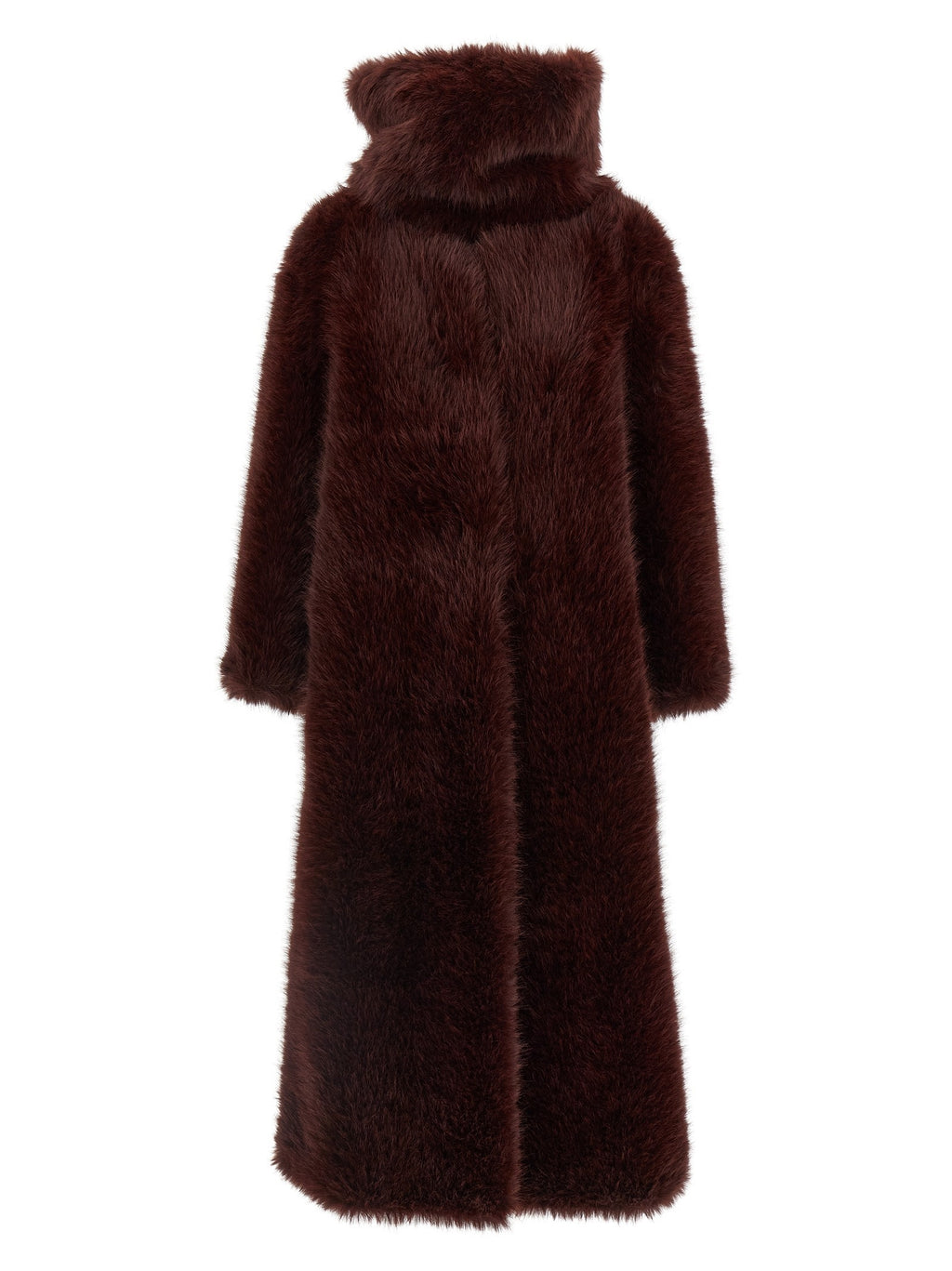 B&amp;B Couture Biscuit Eco Fur Red