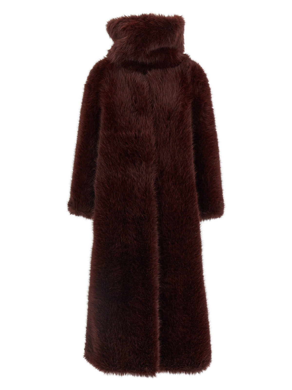 B&amp;B Couture Biscuit Eco Fur Red