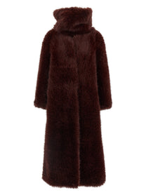 B&amp;B Couture Biscuit Eco Fur Red