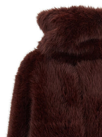 B&amp;B Couture Biscuit Eco Fur Red