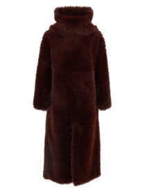 B&amp;B Couture Biscuit Eco Fur Red