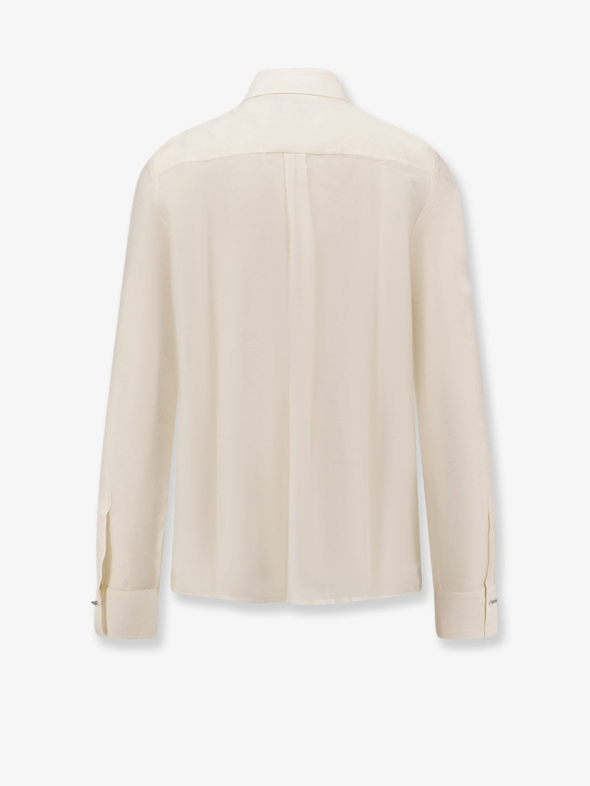 BOSS Women's Silk and Wool Shirt White, view 2
