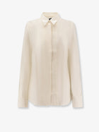 BOSS Women's Silk and Wool Shirt White