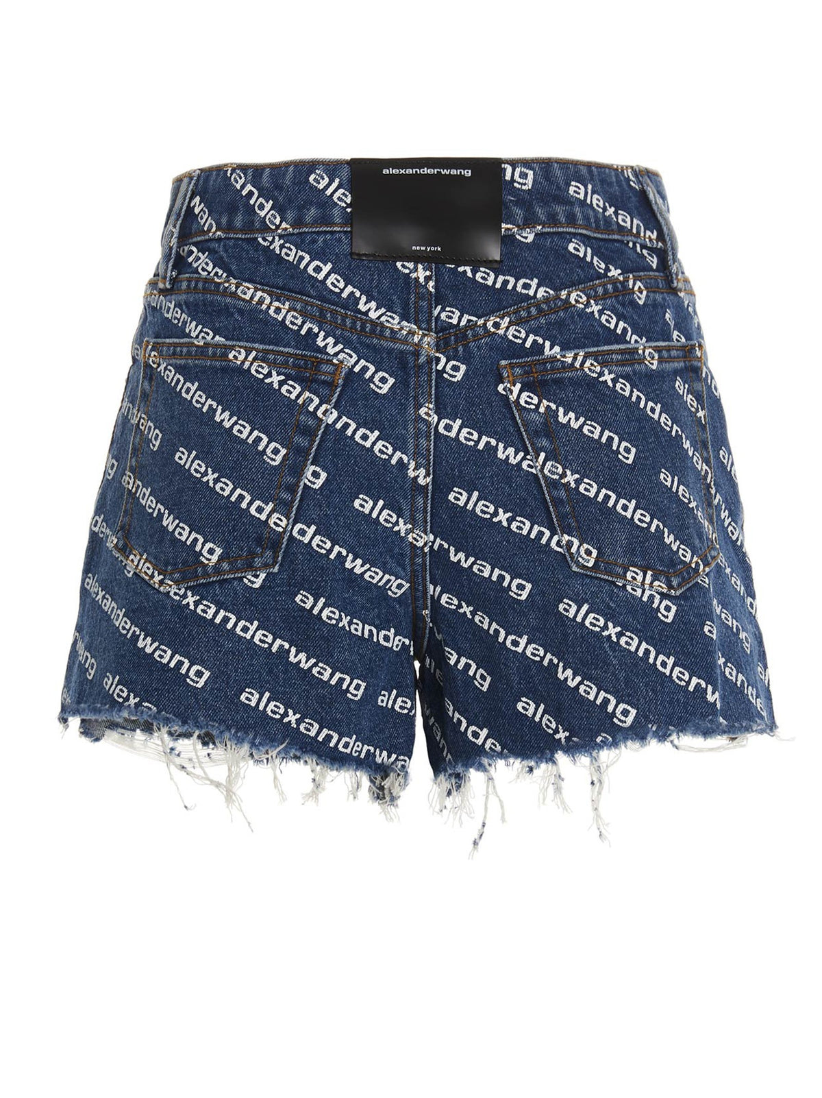 Denim X Alexander Wang Bite Shorts Blue, view 2