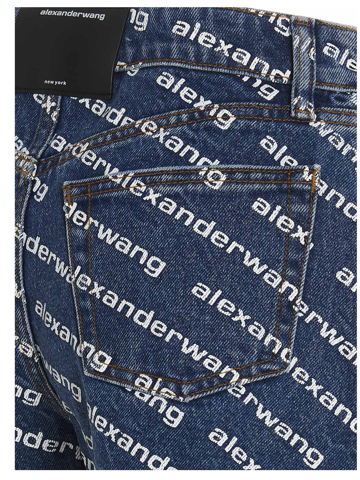 Denim X Alexander Wang Bite Shorts Blue