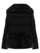 Herno Black Astrakhan Effect Jacket Black, view 2