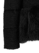 Herno Black Astrakhan Effect Jacket Black, view 4
