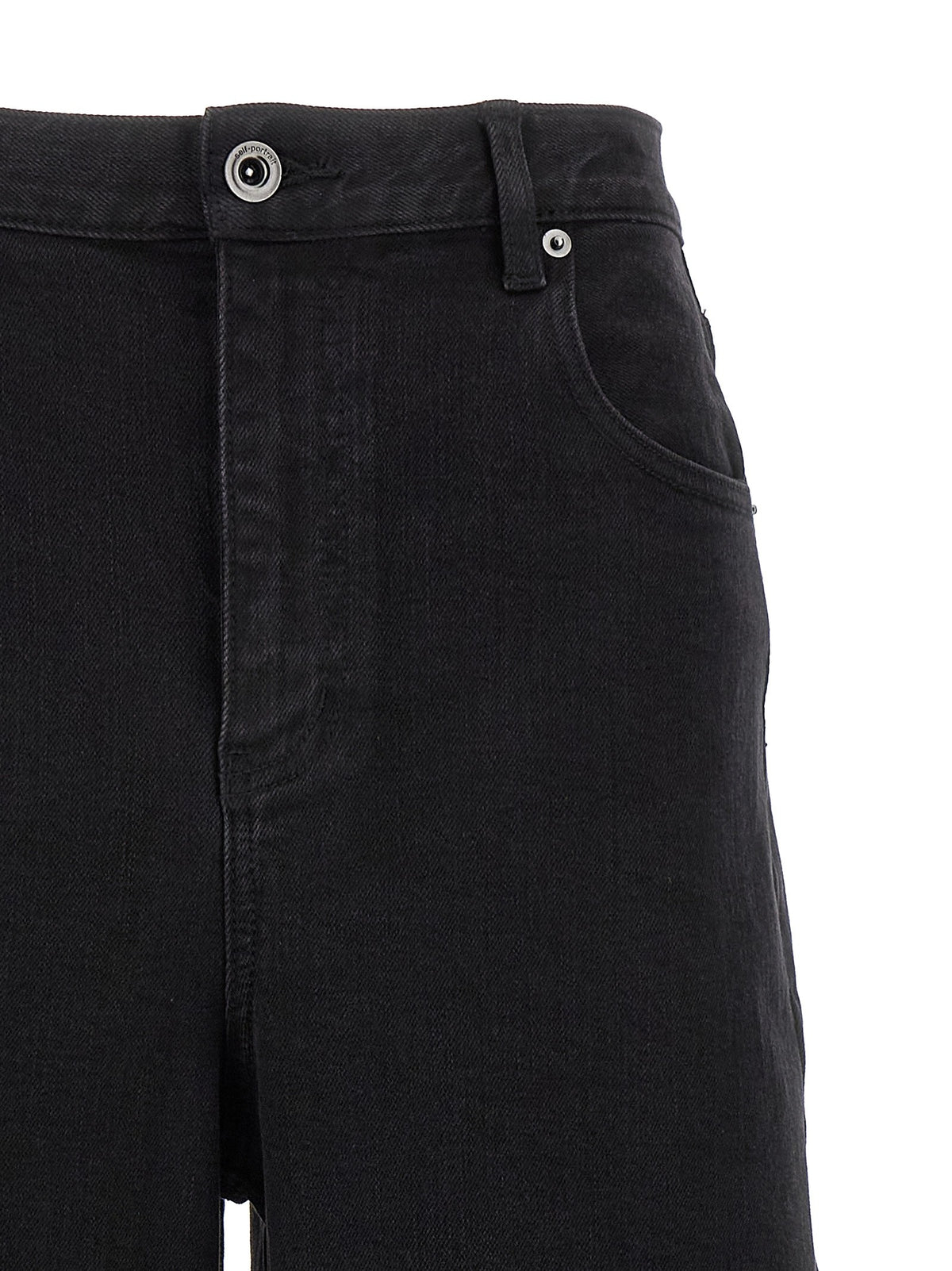 self-portrait Black Barrel Leg Jeans Black, view 3
