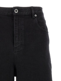 self-portrait Black Barrel Leg Jeans Black