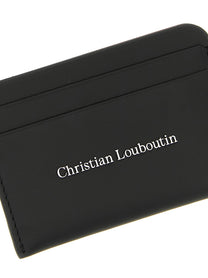 Christian Louboutin Black Canopy Card Holder Black