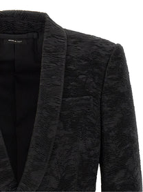 Tom Ford Black Colbert Blazer Black, view 3