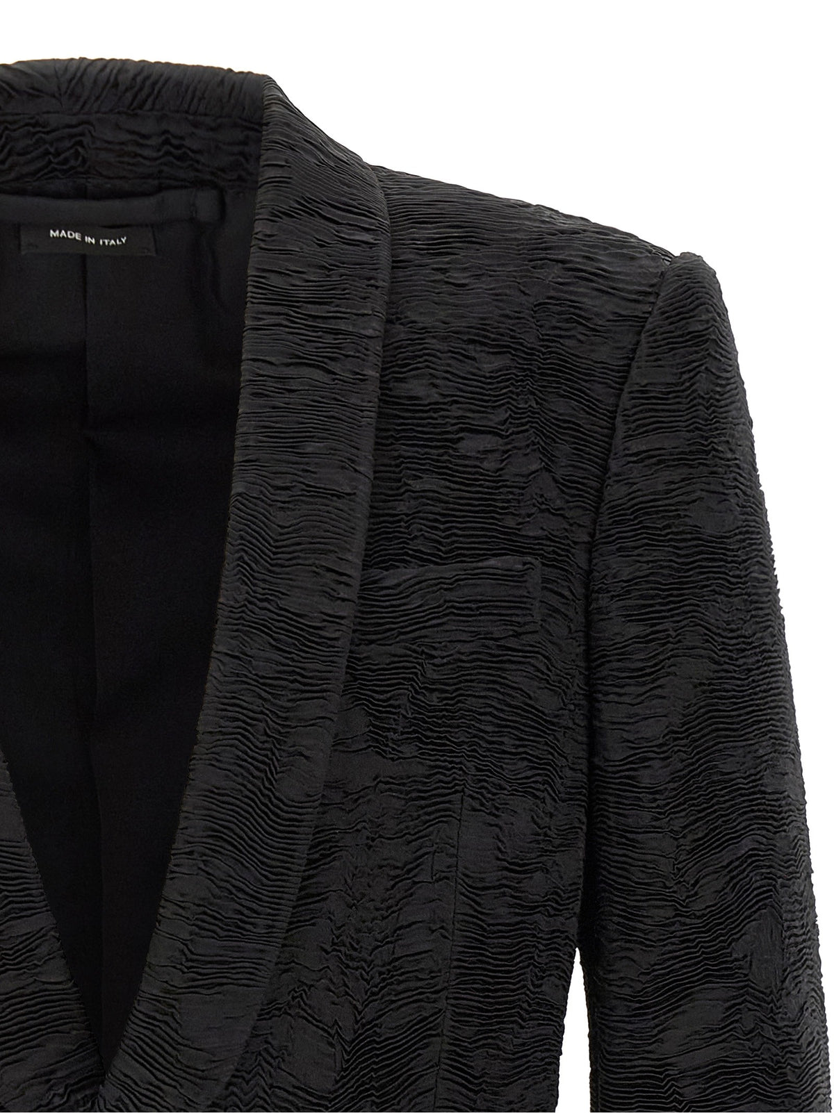 Tom Ford Black Colbert Blazer Black, view 3