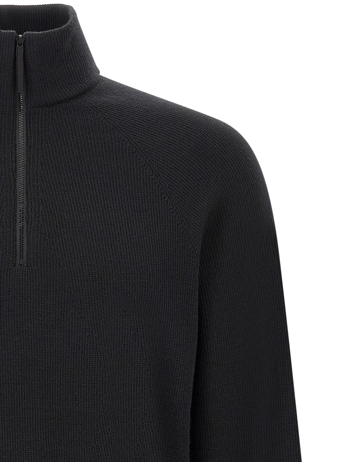 Veilance Black Conic Sweater Black, view 3