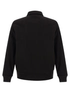 C.P. Company Black Cotton Fleece Sweatshirt Black