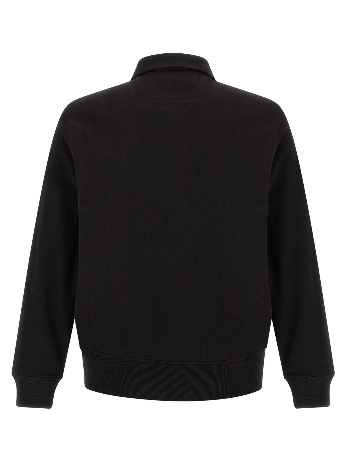 C.P. Company Black Cotton Fleece Sweatshirt Black