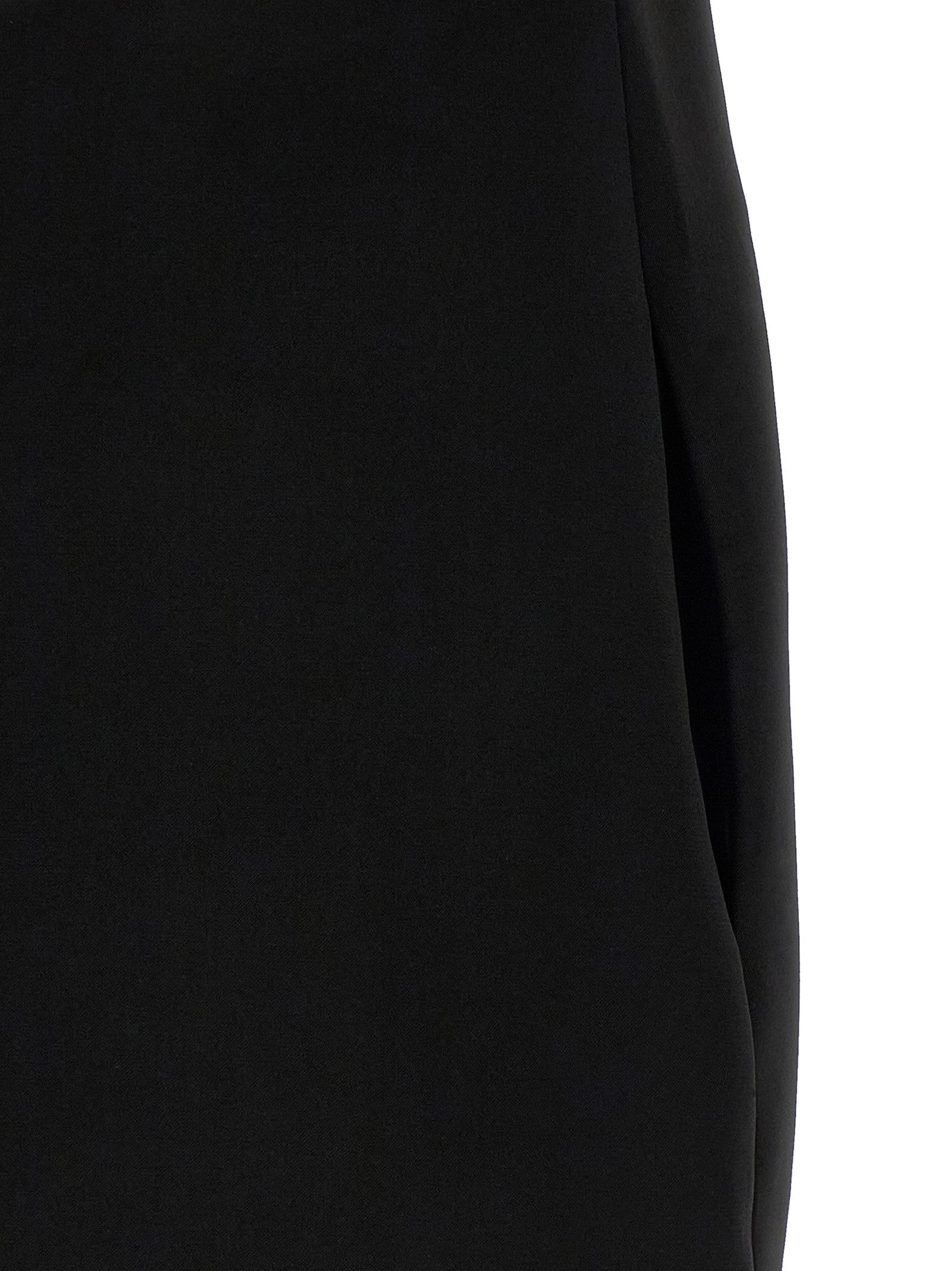 self-portrait Black Crêpe Flower Mini Dress White