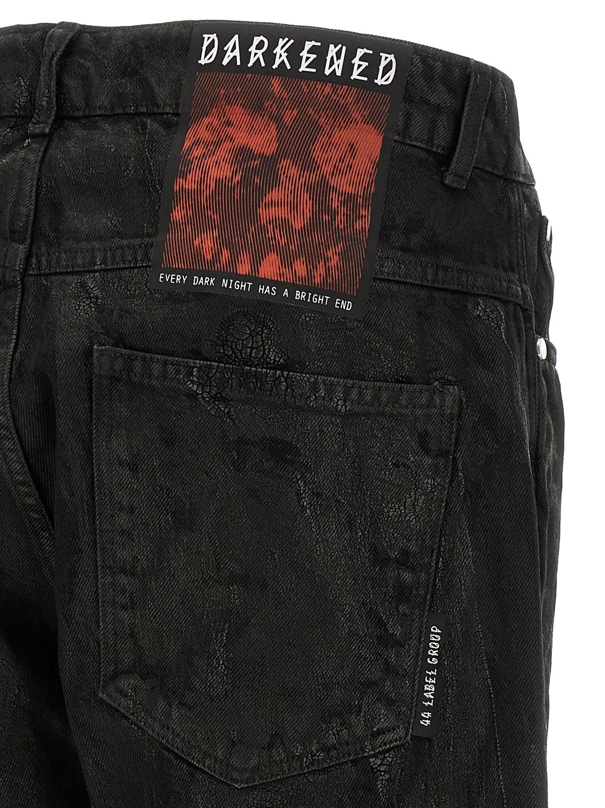 44 LABEL GROUP Black Darkened Jeans Black