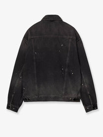 Carhartt Wip Men's Black Denim Jacket Black