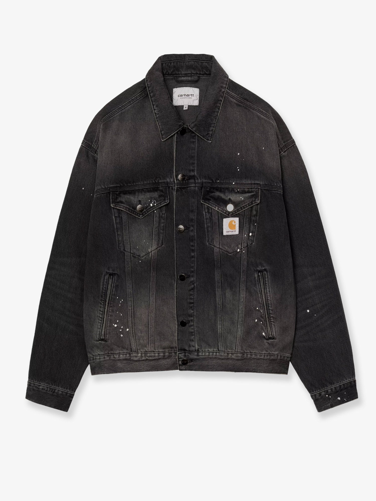 Carhartt Wip Men's Black Denim Jacket Black