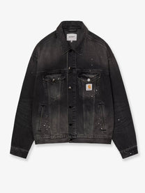 Carhartt Wip Men's Black Denim Jacket Black