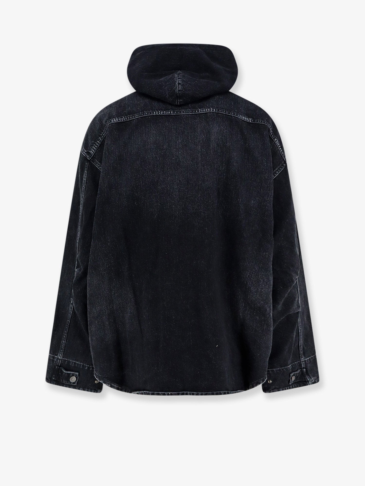 Balenciaga Men's Black Denim Jacket Black