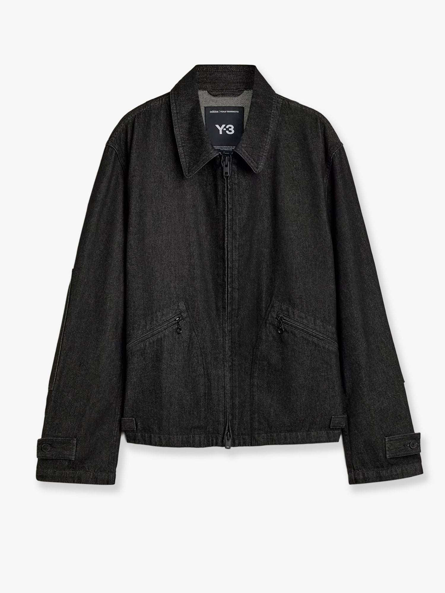 Y-3 Men's Black Denim Jacket Black